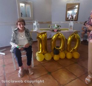 Sutri - Eleonora Cencioni festeggia i 100 anni