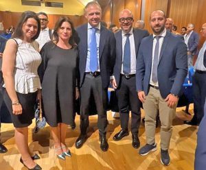 Viterbo - Il gruppo FdI con il ministro dell’agricoltura Francesco Lollobrigida