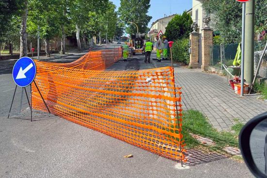 Civita Castellana - I lavori alle strade