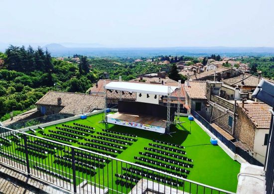 Caprarola - La terrazza del teatro Stefani