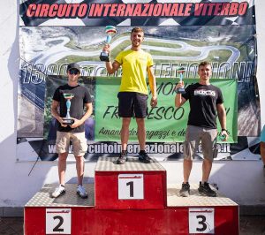 Alessandro Labate sul podio