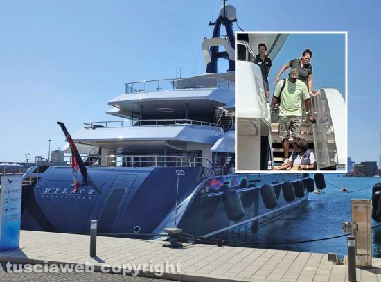 Michael Jordan al porto di Civitavecchia