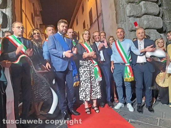 Montefiascone - L'inaugurazione della 63esima Fiera del vino - Il taglio del nastro