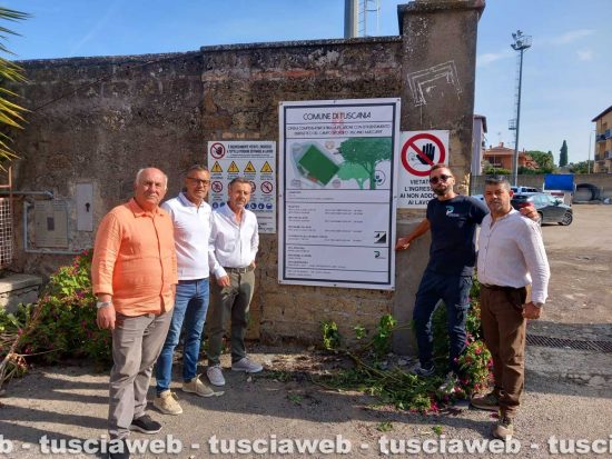 Tuscania - L'amministrazione al Campo Maccarri