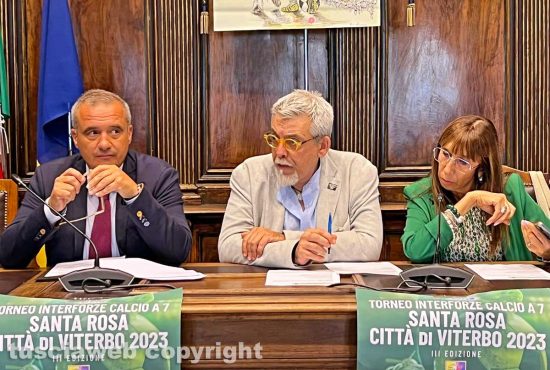 Viterbo - Fausto Vinci, Alfonso Antoniozzi e Patrizia Notaristefano