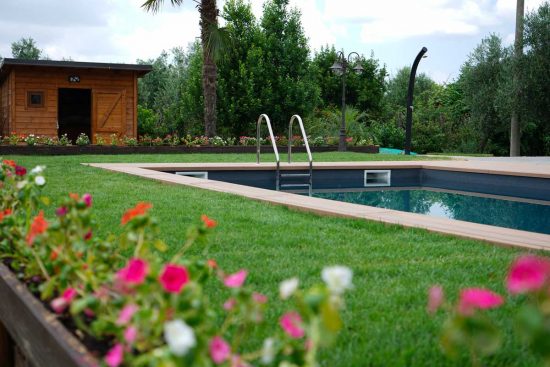 Una piscina Aquilani Pronto Pools