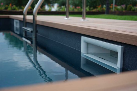 Una piscina Aquilani Pronto Pools