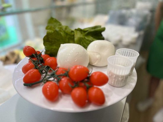 Mozzarella di Bufala Campana DOP e Ricottina di Bufala