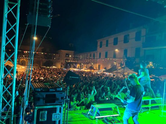 Viterbo - Un momento di "Note di luppolo" a San Martino al Cimino