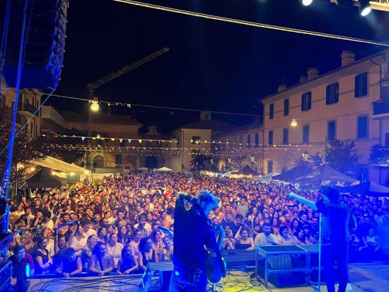 Viterbo - Un momento di "Note di luppolo" a San Martino al Cimino