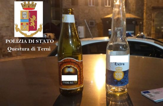 Terni - Sorpresi a bere birra da bottiglie in vetro nonostante l'ordinanza, multati 2 ragazzi
