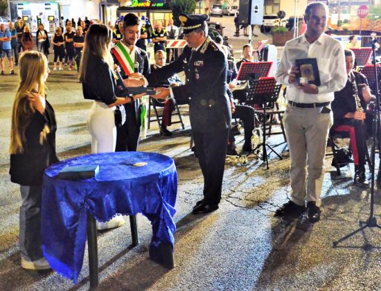 Valentano - Concerto della fanfara della legione carabinieri allievi di Roma