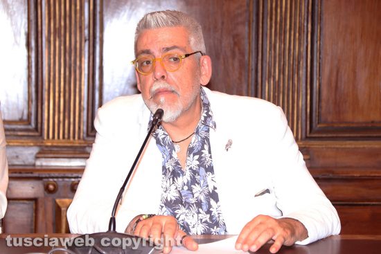Viterbo - Alfonzo Antoniozzi alla conferenza stampa festival ‘Ecologia delle idee’