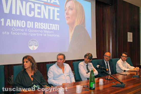 Viterbo - L'incontro FdI con Donzelli