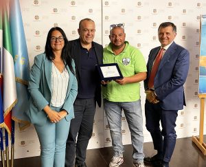 Roma - Riconoscimento alla Nautilus Civitavecchia per la promozione in A2