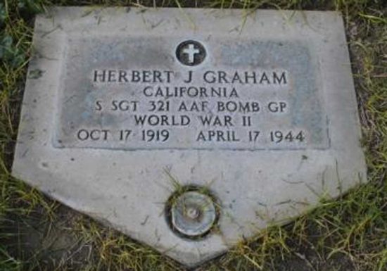 La lapide di Herbert Graham (www.findagrave.com)