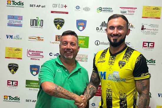 Sport - Calcio - Fc Viterbo - Tiziano Fioravanti e Ovidiu Morariu