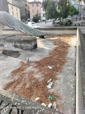 Viterbo - Degrado al Sacrario