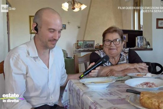Nonna Maria Eva su Rai1 a Estate in diretta