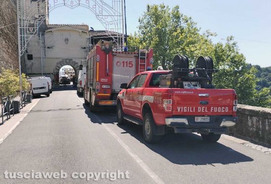 Fuga di gas a Gallese