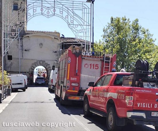 Fuga di gas a Gallese