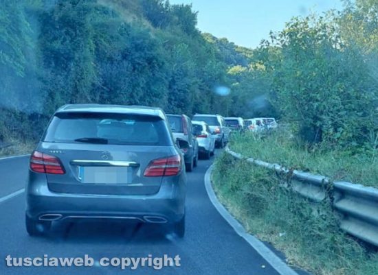 Tuscania - Traffico in tilt