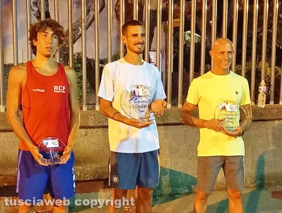 Viterbo - I vincitori Gabriele Frescucci, Federico Mogetti e Gabriele Caroli