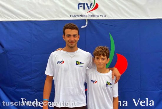 L'istruttore Junio Rocchi e Vittorio Felice
