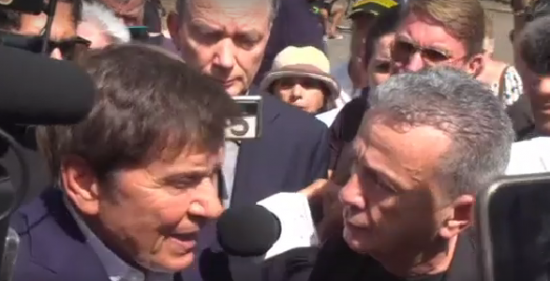 Milano - Morandi e Pupo ai funerali di Toto Cutugno