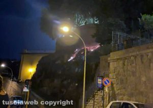 Incendio a Soriano nel Cimino