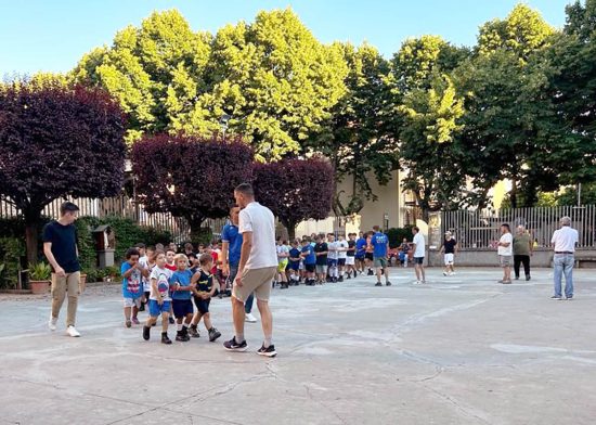 Viterbo - Le prove dei minifacchini del Pilastro in vista del trasporto 2023