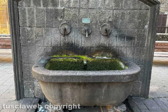 Viterbo - La fontanella di Bagnaia senza acqua