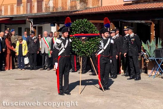Viterbo - La cerimonia in ricordo di Pietro Cuzzoli e Ippolito Cortellessa