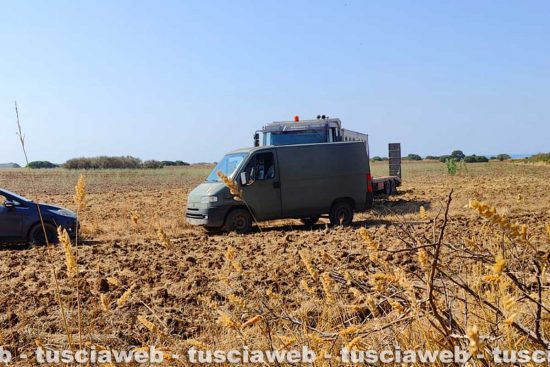 Tarquinia - I lavori dell'esercito al poligono di Spinicci