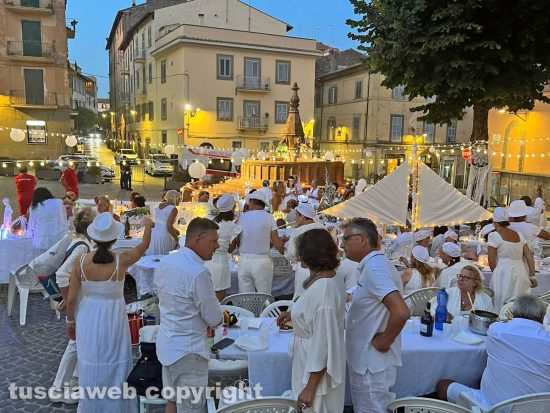 Viterbo - La White dinner a San Faustino