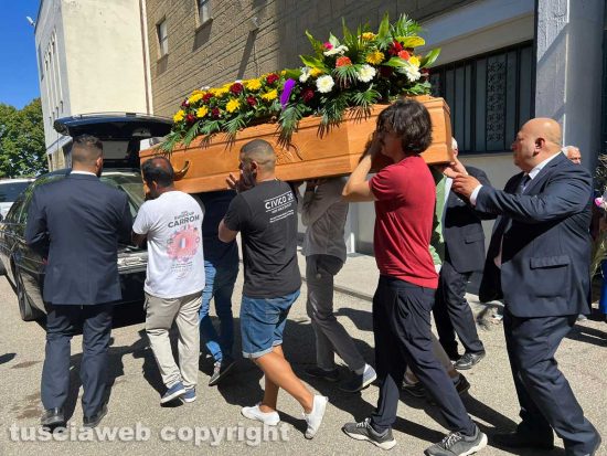 Viterbo - I funerali di Vito Di Noto