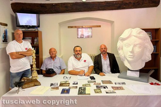 Viterbo - Da sinistra: Luciano Tola, Luigi Zucchi, Stefano Santucci e Augusto Zucchi