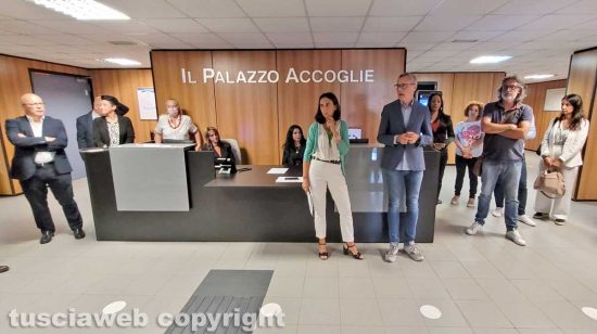 Tribunale di Viterbo - L'inaugurazione nuovo punto informativo "Il palazzo accoglie"