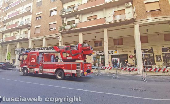 Corso Marconi e l'area interdetta