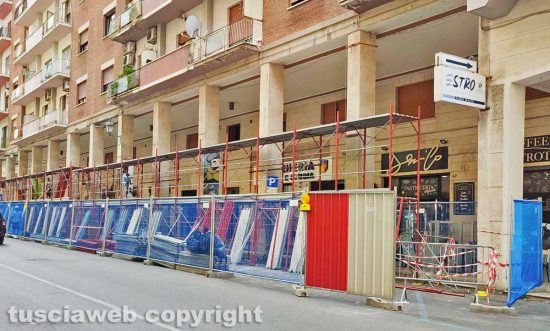Civitavecchia - I lavori a Corso Marconi
