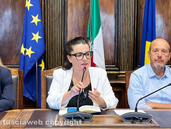 Viterbo - Presentazione evento Sport, salute, alimentazione: scienza in movimento - La sindaca Chiara Frontini