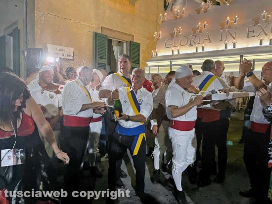 Viterbo - Santa Rosa 2023 - Festeggiamenti sotto la macchina