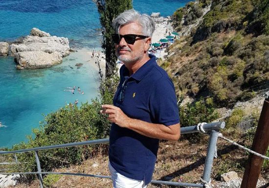 Il turista civitavecchiese Cesare Muzi