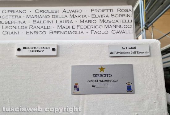 Macchina di Santa Rosa - Gloria pesa 52,10 quintali