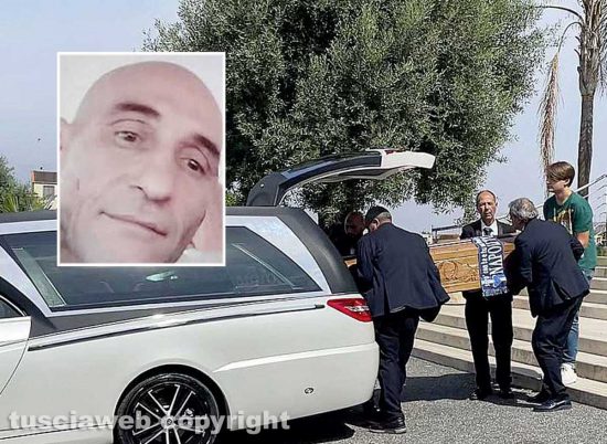 Qualiano - I funerali di Alfonso Gisini - Nel riquadro Alfonso Nisini