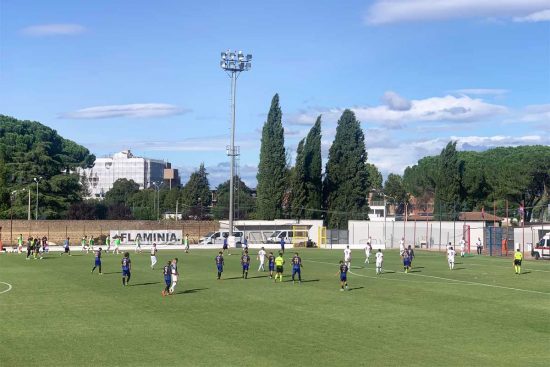 Sport - Calcio - Il match tra Flaminia e Gladiator