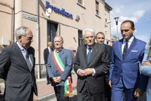 La visita di Mattarella a Brandizzo