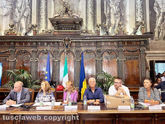 Viterbo - Commissione giudicatrice per la nuova macchina di Santa Rosa