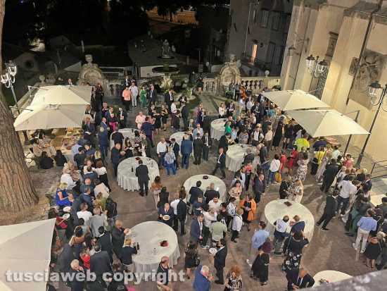 Santa Rosa - Il buffet a palazzo dei Priori