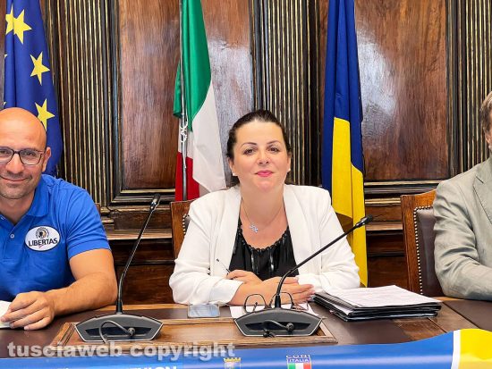 Viterbo - Conferenza stampa di presentazione dell'evento "Giocavamo pe' strada" - La sindaca Chiara Frontini